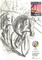 Campionati Mondiali di Ciclismo su Strada - 3 db modern díjjegyes olasz kerékpárversenyes motívumlap...