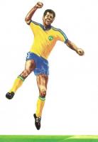 9 db MODERN grafikai motívumlap az 1986-os Mexikói Labdarúgó Világbajnokságról. Svindt Ferenc rajzai...