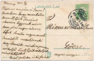 Nagyvárad, Oradea; Bémer tér, Duna biztosító társaság, villamos, fogorvos, Koch üzlete / square, tra...