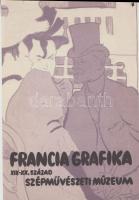 Francia grafika a XIX-XX. században, Szépművészeti Múzeum kisplakátja, 24x16 cm