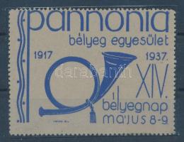 1937 Pannóniai bélyeg egyesület levélzáró