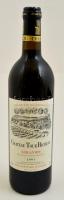 Tour Bicheau Graves 2001 Bordeaux bontatlan palack francia bordói vörösbor / French red wine