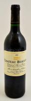 2001 Chateau Beaulieu Coteaux dAix-en-Provence Rouge, Provence, bontatlan palack francia bordói vörösbor / French red wine