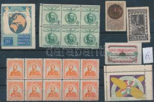 1913-1914 Különféle vásárok, kiállítások alkalmi bélyegei és tömbök