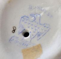 Aquincumi fenyőpinty, kézzel festett, hibátlan, jelzett, m: 9 cm