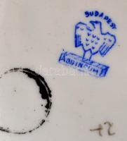 Aquincumi kacsapár, jelzett, hibátlan, kézzel festett, 8×7 cm