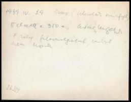 1939 Csap, Ukrajna (Felvidék), Futár katona Velocette 350-es típusú motorral, melyet az angolok gyár...