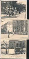 cca 1940 Budapest, Katonai ünnepség a várban, 8x11,5 cm