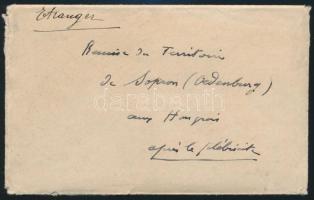 1921 Sopron, az Ostenburg zászlóalj a népszavazás idején, 2 db fotó, korabeli borítékban, 8,5x14 cm