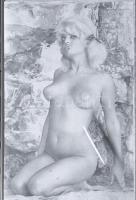 cca 1970 Erotikus fekete-fehér diapozitív, 46 felvétel egy tekercsen