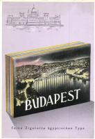 Feine Zigarette ägyptischen Typs / Budapest cigaretta reklám / Budapest cigarettes advertisement card (EK)