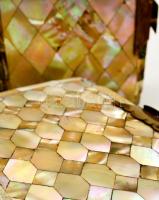 2 db század eleji gyöngyház borítású, réz kapcsos fényképalbum vizitkártya méretű fotóknak