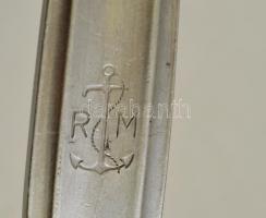 cca 1925 Németország Weimari köztársaság Kriegsmarine jelzett fém evőkanál / German navy spoon