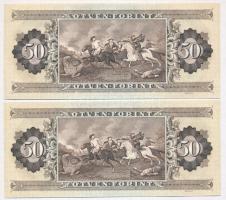 1989. 50Ft (2x) sorszámkövetők T:I Adamo F25