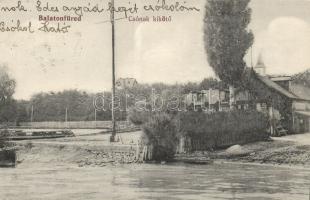 Balatonfüred csónak kikötő