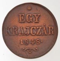 1848. 1kr Cu T:1-
Adamo B1