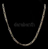 Ezüst(Ag) nyaklánc, jelzett, h: 52, nettó: 9,3 g