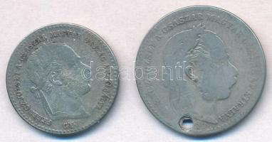 1869GYF 10kr Ag "Magyar Királyi Váltó Pénz" + 1869KB 20kr Ag "Magyar Királyi Váltó Pé...
