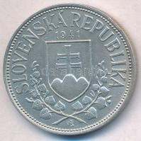 Szlovákia 1941. 20K Ag "Cirill és Metód" T:1-,2 
Slovakia 1941. 20 Korun Ag "St. Kyr...