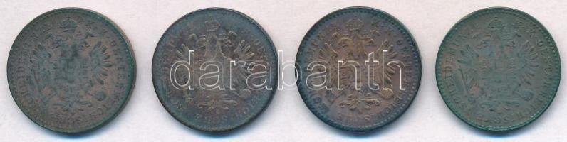 1858B 1kr Cu + 1859B 1kr Cu + 1860B 1kr Cu + 1861B 1kr Cu T:2,2- patina
Adamo M4