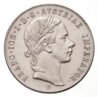 1856B 20kr Ag Ferenc József T:1- Adamo M11