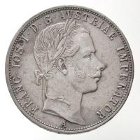 Ausztria 1859A 1Fl Ag "Ferenc József" T:1-  Austria 1859A 1 Florin Ag "Franz Joseph" C:AU Krause KM#2219