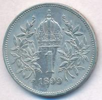 Ausztria 1899. 1K Ag "Ferenc József" T:1-,2
Austria 1899. 1 Corona "Franz Joseph&quo...