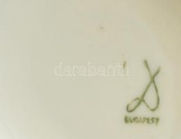 Drasche váza "Kolozsvár Mátyás szobor" felirattal, matricás, apró máz hibákkal, m:12 cm