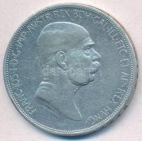 Ausztria 1908. 5K Ag "Ferenc József - Jubileum" T:2-,3 Austria 1908. 5 Corona Ag "Fra...
