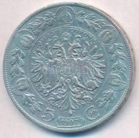 Ausztria 1907. 5K Ag "Ferenc József" T:2-
Austria 1907. 5 Corona Ag "Franz Joseph&qu...
