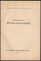 Komárom megye műemlékjegyzéke. Országos Műemléki Felügyelősség. Bp.,1964, É. M. Építésügyi Dokumentá...