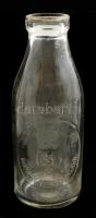 Rédei gróf Esterházy Pál bakonyi tejgazdasága feliratú régi tejesüveg, kopásokkal, m: 20 cm