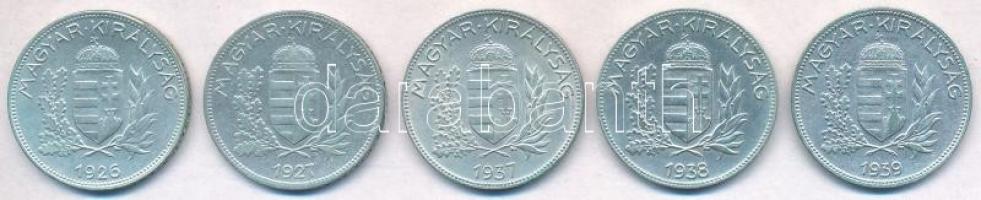 1926-1939. 1P Ag (5xklf) Teljes sor! T:1-,2
Adamo P6