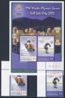 2002 Téli Olimpia: Salt Lake City (I) ívsarki sor Mi 1286-1287 + blokk Mi 103