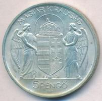 1939. 5P Ag "Horthy balra" T:1-
Adamo P8.2