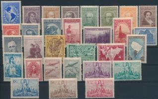 Argentina 30 stamps from the 40's, Argentína 30 klf bélyeg a negyvenes évekből