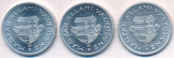 1946. 1Ft Al + 1947. 1Ft Al + 1949. 1Ft Al mindhárom "Kossuth-címeres" T:1,1-
Adamo F6