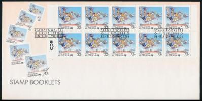 Rajzfilm bélyegfüzetlap, Cartoon stamp-booklet sheet