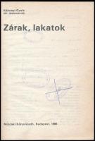 Kákonyi Gyula: Zárak, lakatok. Bp., 1986, Műszaki. Kiadói papírkötés, intézményi bélyegzővel