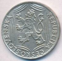 Csehszlovákia 1948. 100K Ag "Függetlenség" T:1-,2 Czechoslovakia 1948. 100 Korun Ag "...