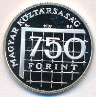 1997. 750Ft Ag "Labdarúgó VB" T:PP
Adamo EM148