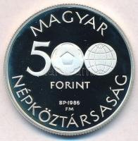 1986. 500Ft Ag "Labdarúgó Világbajnokság - Stadion" T:PP patina
Adamo EM94