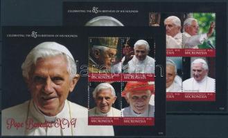 Pope Benedict XVI. mini sheet set, XVI. Benedek pápa kisívsor