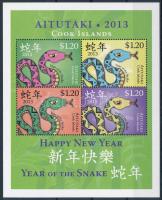 2013 Kínai Újév: Kígyó éve blokk, 2013 Chinese New Year, Year of the snake block