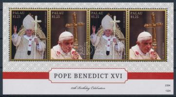 XVI. Benedek pápa kisív, Pope Benedick XVI. mini sheet