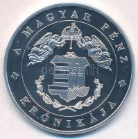 DN "A magyar pénz krónikája - Kiegyezés" Ag emlékérem tanúsítvánnyal (20g/0.999/38,61mm) T...