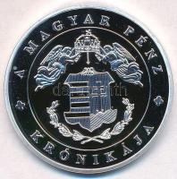 DN "A magyar pénz krónikája - A forint bevezetése" Ag emlékérem tanúsítvánnyal (20g/0.999/...