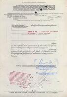 USA 1953-68. 6db klf dekoratív részvény