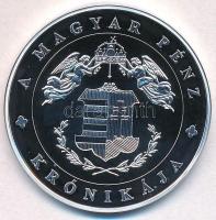 DN "A magyar pénz krónikája - Horthy-korszak" Ag emlékérem tanúsítvánnyal (20g/0.999/38,61...