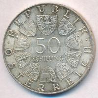 Ausztria 1973. 50Sch Ag "500 éves a Bummerlhaus" T:1-,2 
Austria 1973. 50 Schilling Ag &q...